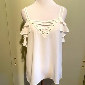 Flouncy Express Top-NWOT!